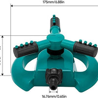 360 degree garden sprinkler with adjustable nozzles for efficient watering and optimal coverage