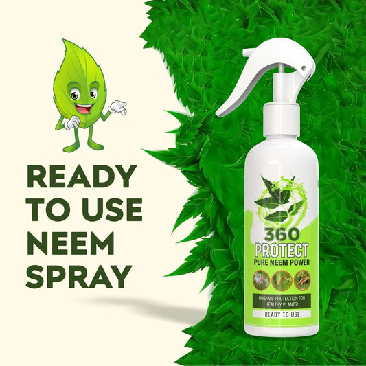 360 Protect Neem Plant Protection Spray with organic formula for healthy plants and easy use