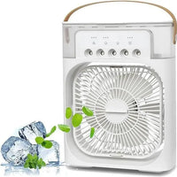 Portable b3ejyj-8w Mini Fan with Ice Cooling Feature and Stylish Handle for Home Use