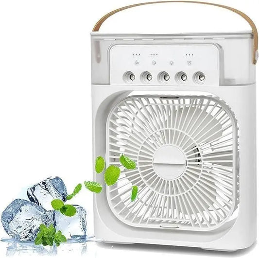 Portable b3ejyj-8w Mini Fan with Ice Cooling Feature and Stylish Handle for Home Use