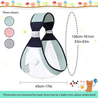 Baby carrier newborn to toddler in three color options designed for comfort and safety