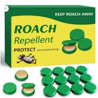 Cockroach killer gel in green packaging with multiple application pills to keep roaches away