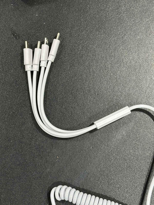 Flexible compact car charging cables with multiple connectors for efficient charging