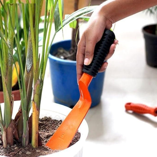 Durable khurpa for gardening with a comfortable grip, perfect for planting and weeding tasks