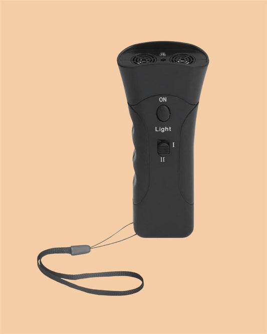 Dog Repellent Device with Sound and Light to help stop aggressive dog attacks