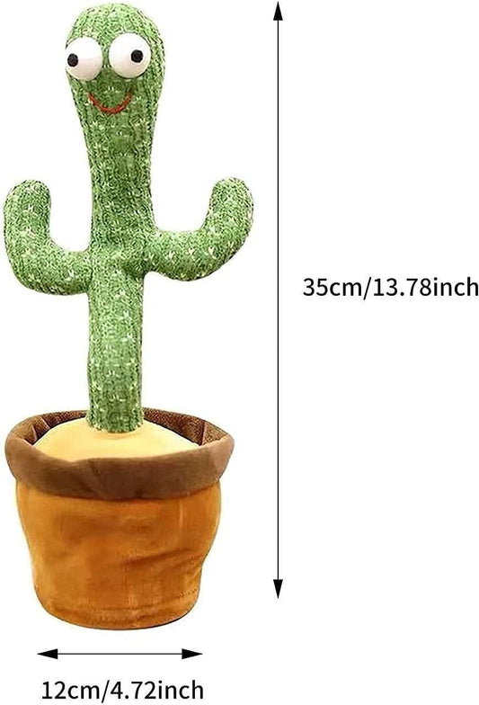 Musical mimicry cactus for kids in a soft pot, perfect for fun and interactive playtime.