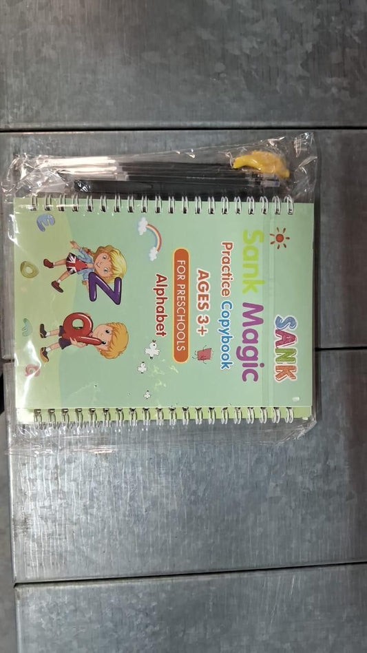 Sank Magic Preschool Handwriting Practice Kit including a copybook for ages 3 and up with engaging activities