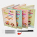 Preschool handwriting practice kit with colorful workbooks and writing tools for ages 3 and up